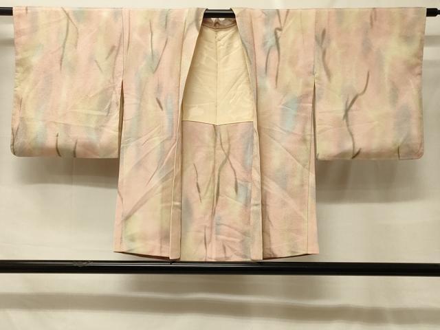平和屋着物#羽織 霞文 暈し染め 銀通し地 正絹 逸品 CABF9002in
