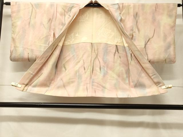 平和屋着物#羽織 霞文 暈し染め 銀通し地 正絹 逸品 CABF9002in