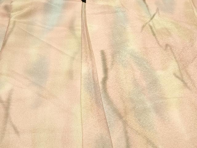 平和屋着物#羽織 霞文 暈し染め 銀通し地 正絹 逸品 CABF9002in