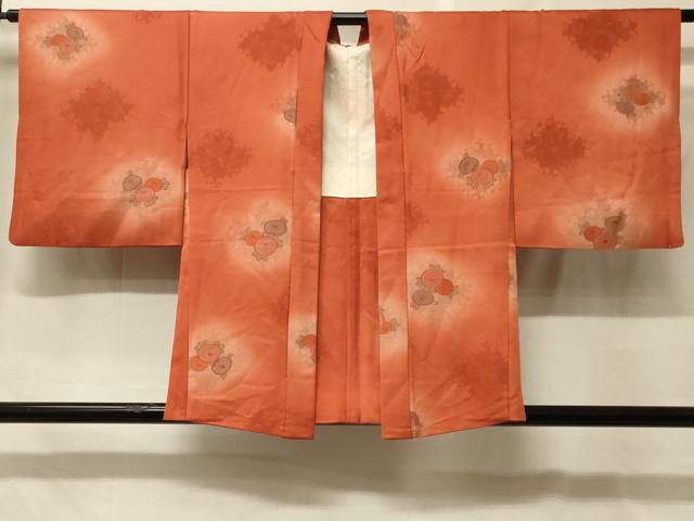 平和屋着物#羽織 地紋起こし 万寿菊 暈し染め 正絹 逸品 CABF9008in