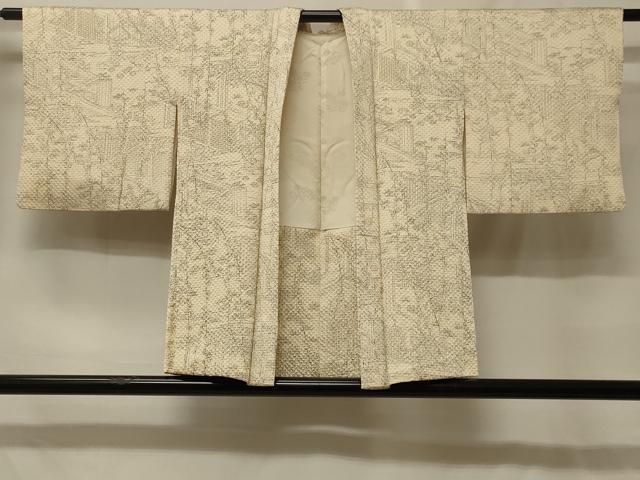 平和屋着物#羽織 手描き 総絞り 風景草花文 正絹 逸品 CABF9009in