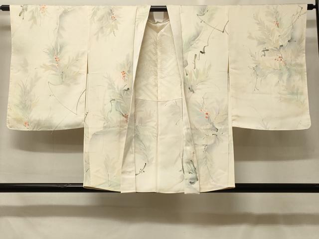 平和屋着物#羽織 手描き 南天文 暈し染め 正絹 逸品 未使用 CABF9010in