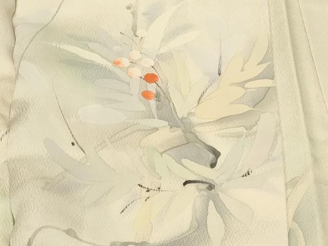 平和屋着物#羽織 手描き 南天文 暈し染め 正絹 逸品 未使用 CABF9010in
