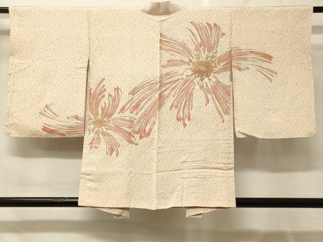 平和屋着物#羽織 寿光織 舞花文 銀糸 正絹 逸品 未使用 CABF9019in