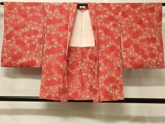平和屋着物#羽織 地紋起こし 舞菊文 正絹 逸品 CABF9021in