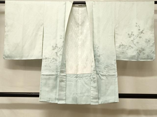 平和屋着物#羽織 寿光織 流水草花文 金銀糸 正絹 逸品 CABF9029in