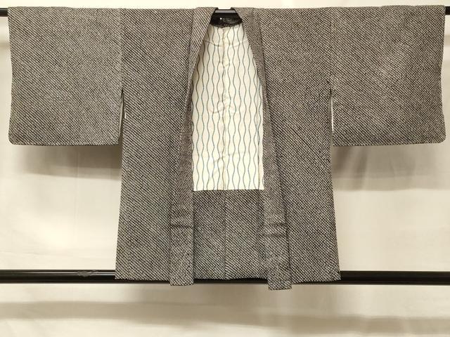 平和屋着物#羽織 総絞り 黒地 正絹 逸品 未使用 CABF9032in
