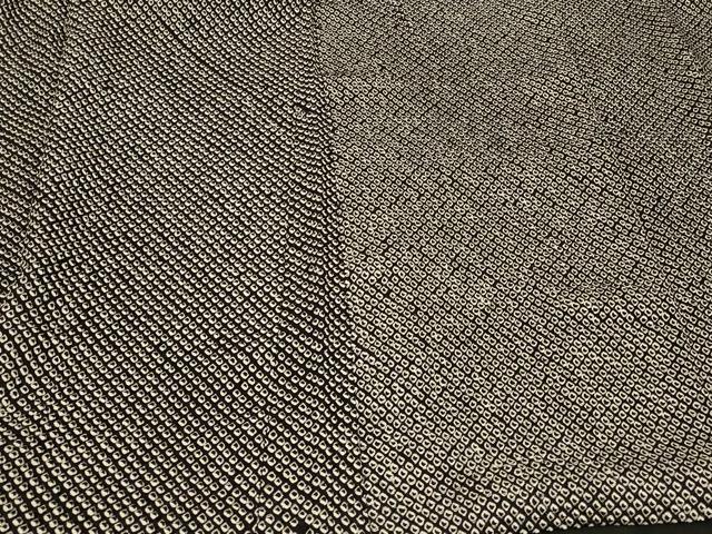 平和屋着物#羽織 総絞り 黒地 正絹 逸品 未使用 CABF9032in