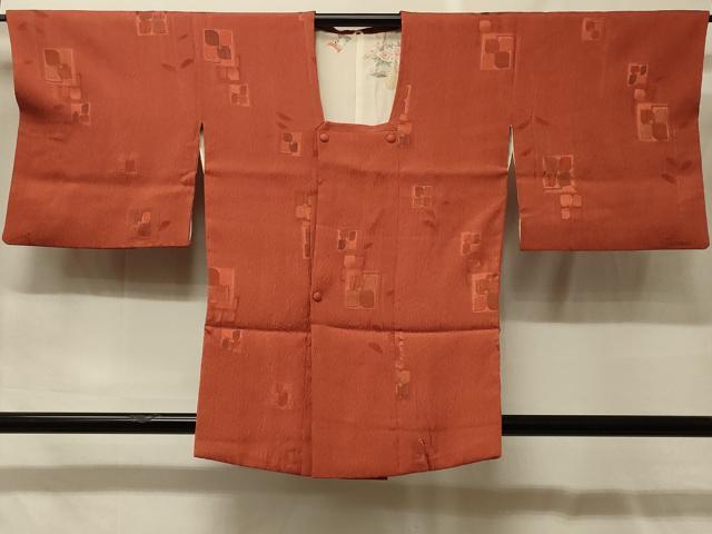 平和屋着物#道行コート 地紋起こし 枝花文 正絹 逸品 CABF9039in