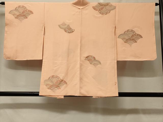 平和屋着物#羽織 寿光織 吉祥花青海波 正絹 逸品 未使用 CABF9043in