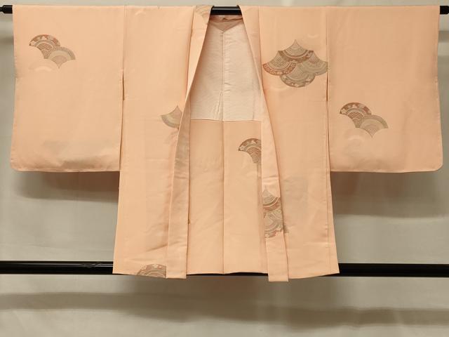 平和屋着物#羽織 寿光織 吉祥花青海波 正絹 逸品 未使用 CABF9043in