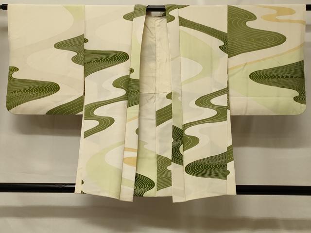 平和屋着物#羽織 流水文 金彩 正絹 逸品 CABF9045in
