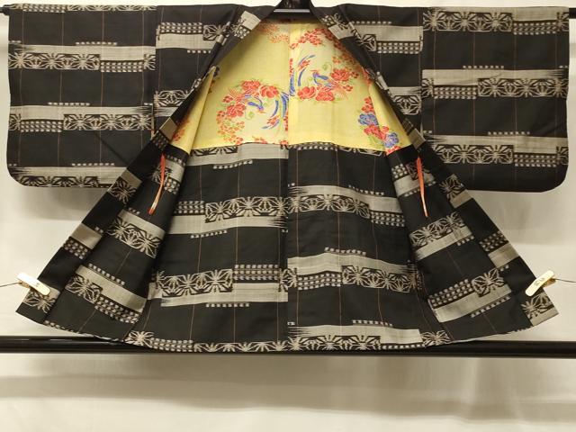 平和屋着物#本場大島紬 羽織 横段吉祥文 正絹 逸品 CABF9074in