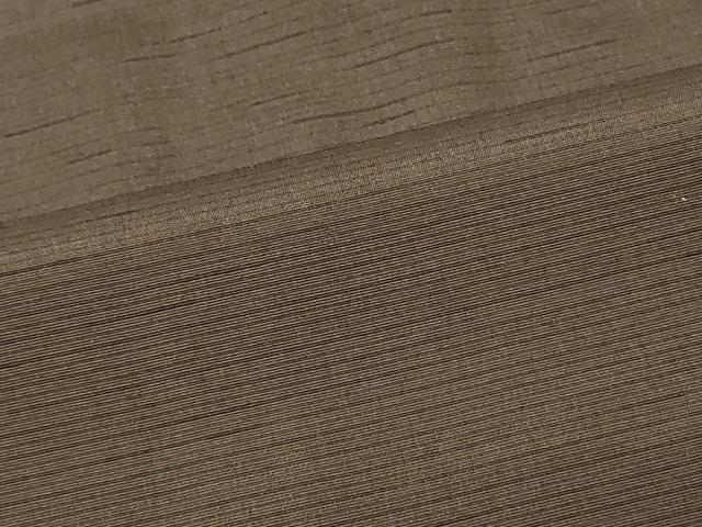 平和屋着物#男性 長羽織 紬地 黒橡色 正絹 逸品 CABF9084in