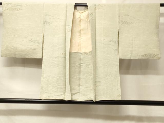 平和屋着物#羽織 寿光織 草花文 金糸 正絹 逸品 CABF9093in