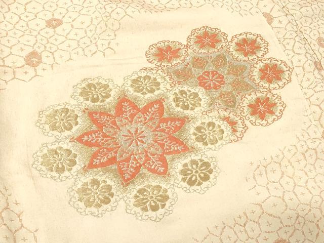 平和屋着物#羽織 寿光織 正倉院花文 金銀糸 正絹 逸品 CABF9099in