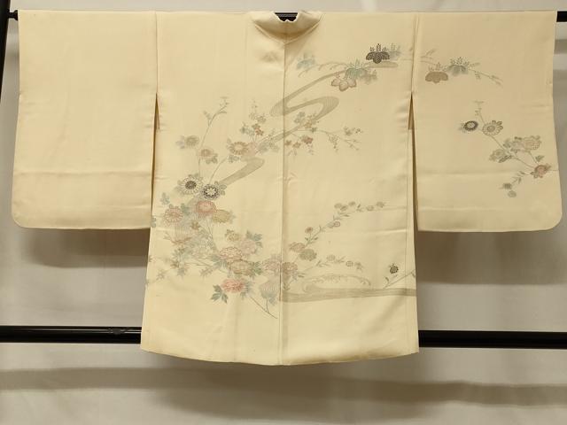 平和屋着物#羽織 寿光織 草花文 金糸 正絹 逸品 CABF9110in