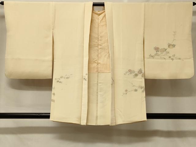 平和屋着物#羽織 寿光織 草花文 金糸 正絹 逸品 CABF9110in