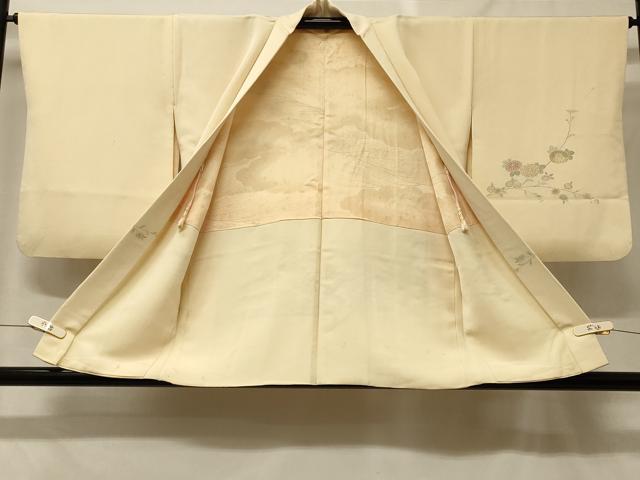 平和屋着物#羽織 寿光織 草花文 金糸 正絹 逸品 CABF9110in