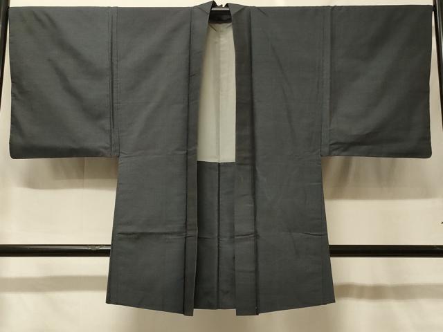 平和屋着物#男性 本場大島紬 長羽織 80亀甲 総詰め 正絹 逸品 CABF9112in