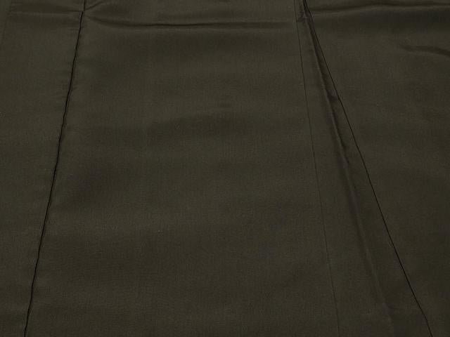 平和屋着物#男性 長羽織 黒紋付き 正絹 逸品 CABF9119in