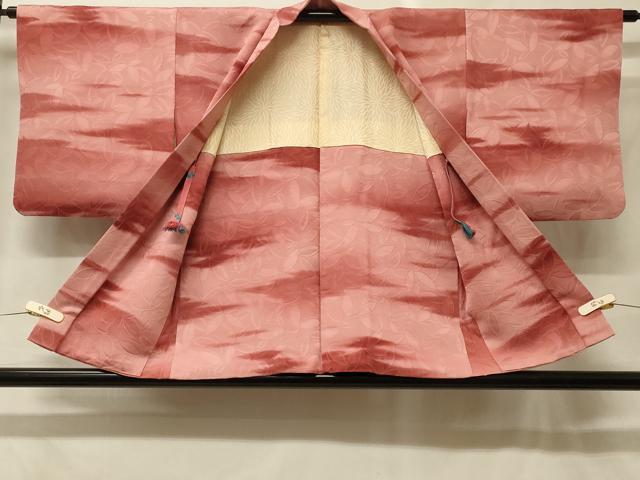 平和屋着物#羽織 舞葉地紋 暈し染め 正絹 逸品 CABF9125in