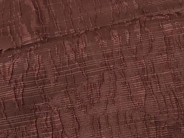 平和屋着物#道行コート ふくれ織 霞文 正絹 逸品 CABF9152in