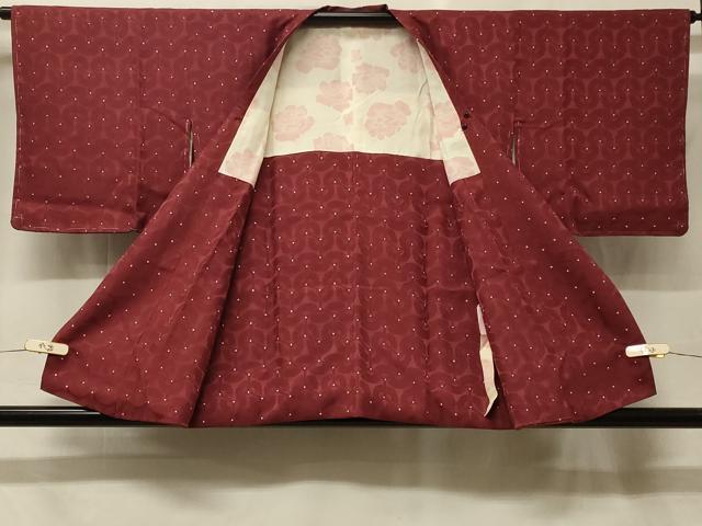 平和屋着物#道行コート 亀甲花地紋 正絹 逸品 未使用 CABF9157in