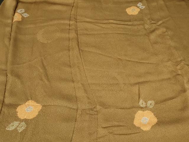 平和屋着物#長羽織 草花文 正絹 逸品 CABF9173in