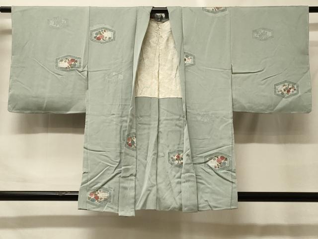 平和屋着物#羽織 亀甲枝花文 金彩 正絹 逸品 未使用 CABF9175in