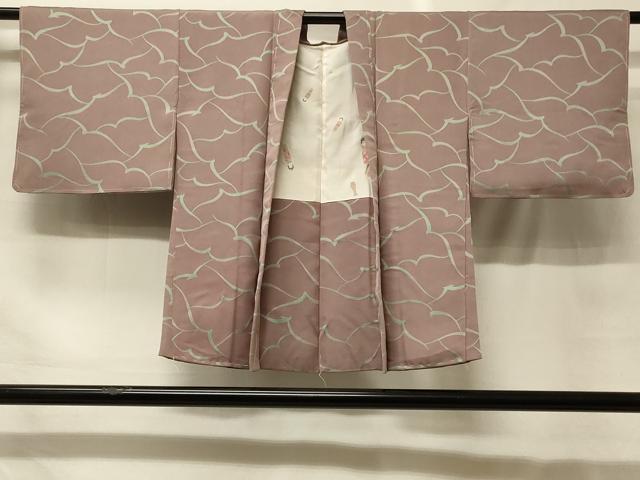 平和屋着物#羽織 幾何学文様 正絹 逸品 未使用 CABF9181in