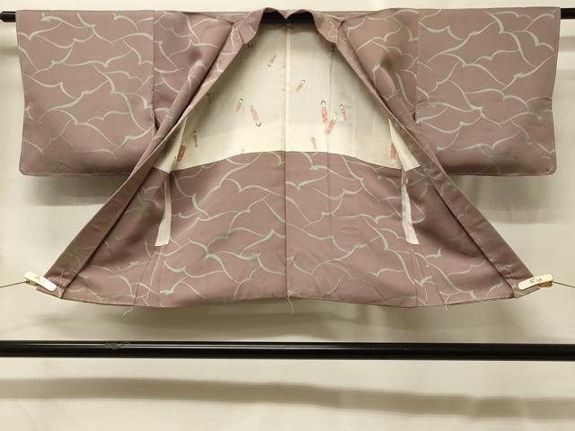 平和屋着物#羽織 幾何学文様 正絹 逸品 未使用 CABF9181in