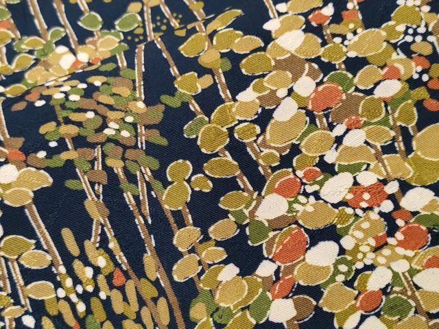 平和屋着物■上質な小紋 枝花文 正絹 逸品 CABF9223ev