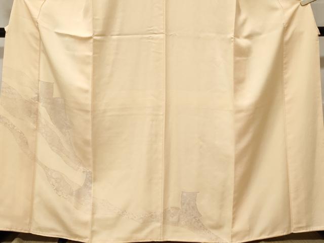 平和屋着物■訪問着 道長几帳花地紋 暈し染め 正絹 逸品 CABF9274ev