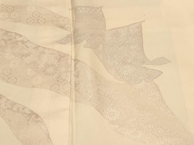 平和屋着物■訪問着 道長几帳花地紋 暈し染め 正絹 逸品 CABF9274ev