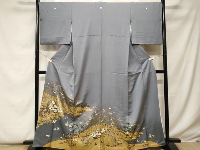 平和屋着物▽豪華色留袖　単衣　立波花地紋　鴇浅葱色　正絹　逸品　AABG0221jh 寿光織 女性着物 | 通販・人気ランキング - 価格.com