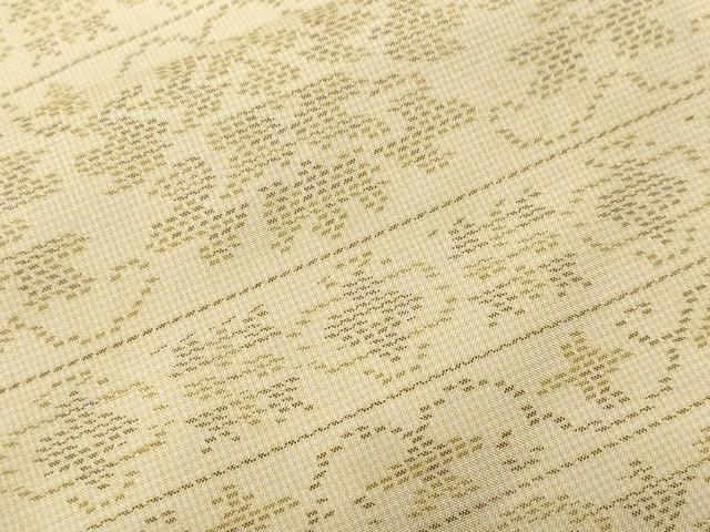 平和屋着物□本場大島紬 横段更紗花文 正絹 逸品 CABF9282ev