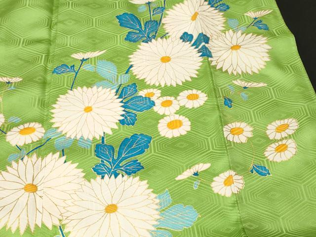 平和屋着物■豪華振袖 駒刺繍 枝菊文 暈し染め 金彩 正絹 逸品 CABF9289ev