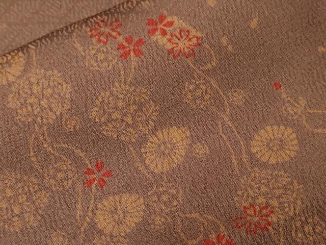 平和屋着物■訪問着 草花文 正絹 逸品 CABF9306ev