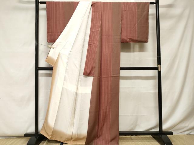 平和屋着物■上質な小紋 花間道 正絹 逸品 未使用 CABF9332ev