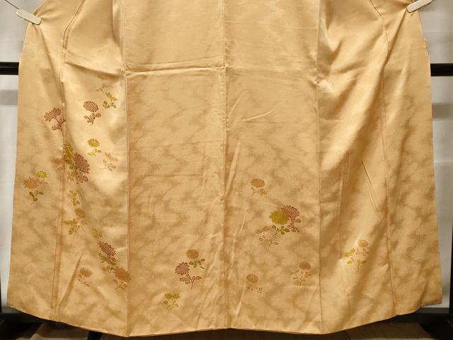 平和屋着物■訪問着 駒刺繍 枝花文 金彩 正絹 逸品 CABF9393ev