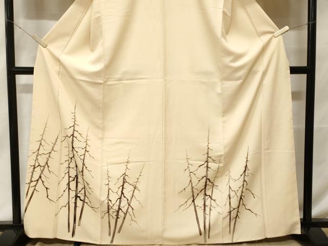平和屋着物■訪問着 樹林文 正絹 逸品 CABF9396ev