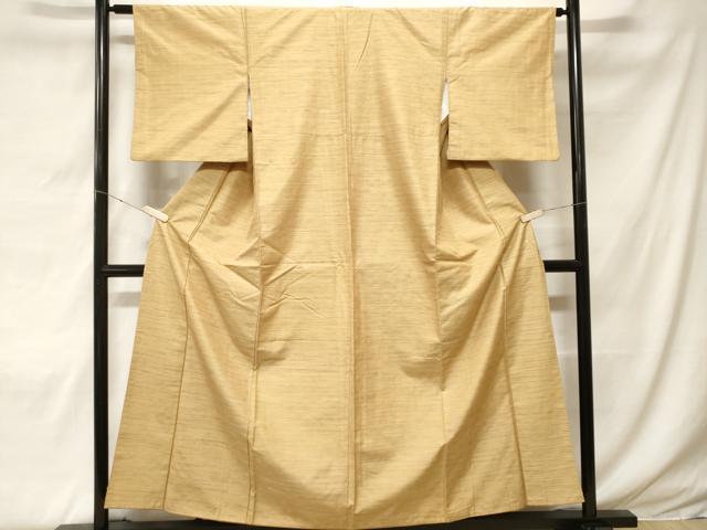 平和屋着物■上質な紬 横段文 正絹 逸品 CABF9440ev