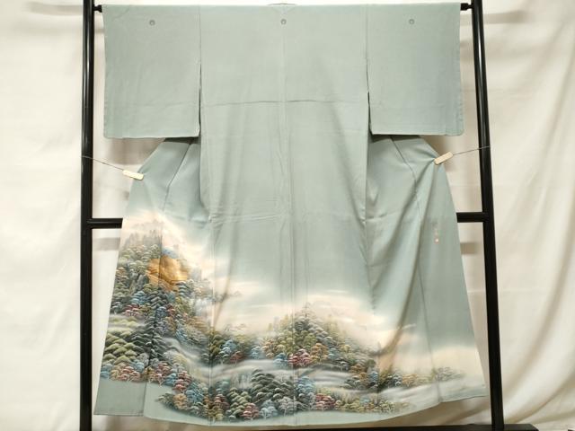 平和屋着物■豪華色留袖 作家物 清水寺 暈し染め 金彩 正絹 逸品 CABF9596ev