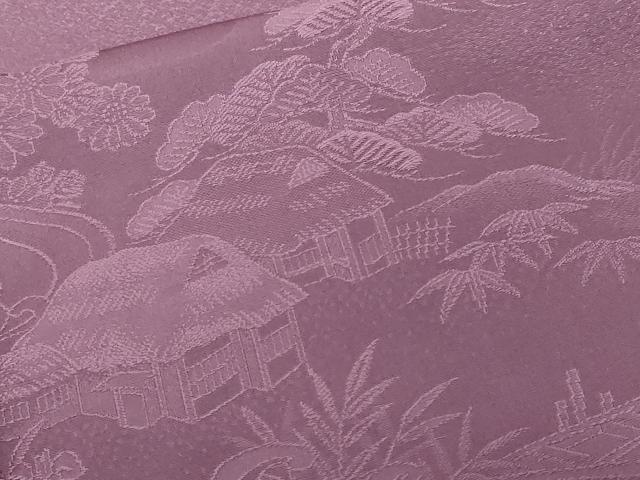 平和屋着物■豪華色留袖 御所解地紋 葡萄鼠色 正絹 逸品 CABF9616ev