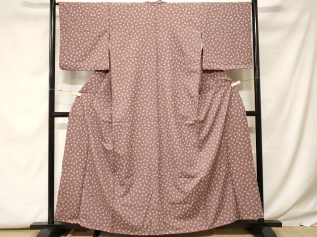 平和屋着物■小紋 舞花文 洗える着物 CABF9645ev