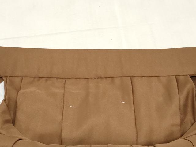 平和屋着物■女性 行灯袴 丁子茶色 洗える着物 未使用 CABF9655ev