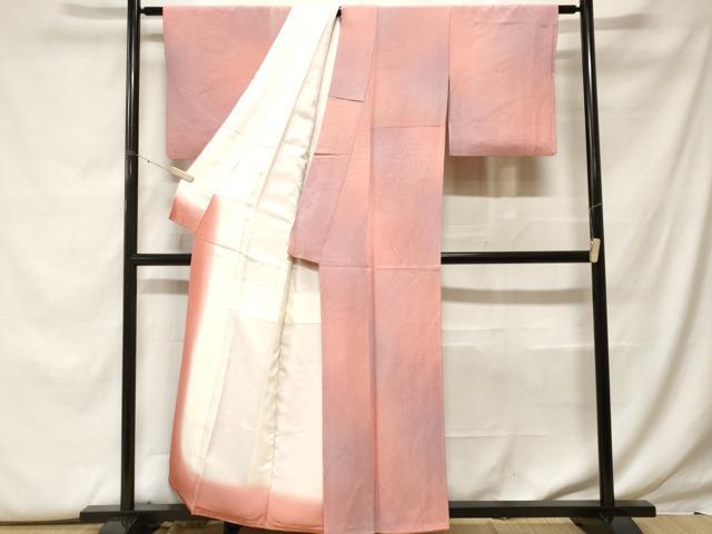 平和屋着物■墨流しの第一人者 薗部正典 小紋 流水霞文 暈し染め 正絹 逸品 CABF9659ev