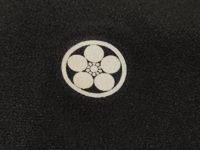 平和屋着物■豪華黒留袖 作家物 流水群鶴文 金彩 正絹 逸品 CABF9792ev