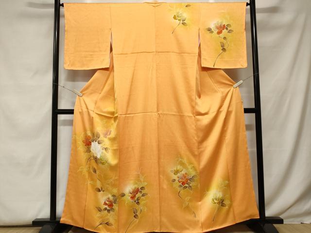 平和屋着物■訪問着 枝花文 暈し染め 正絹 逸品 未使用 CABF9812ev
